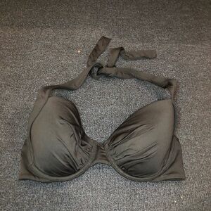 Tommy Bahama Black Underwire Bikini Top Size 34D